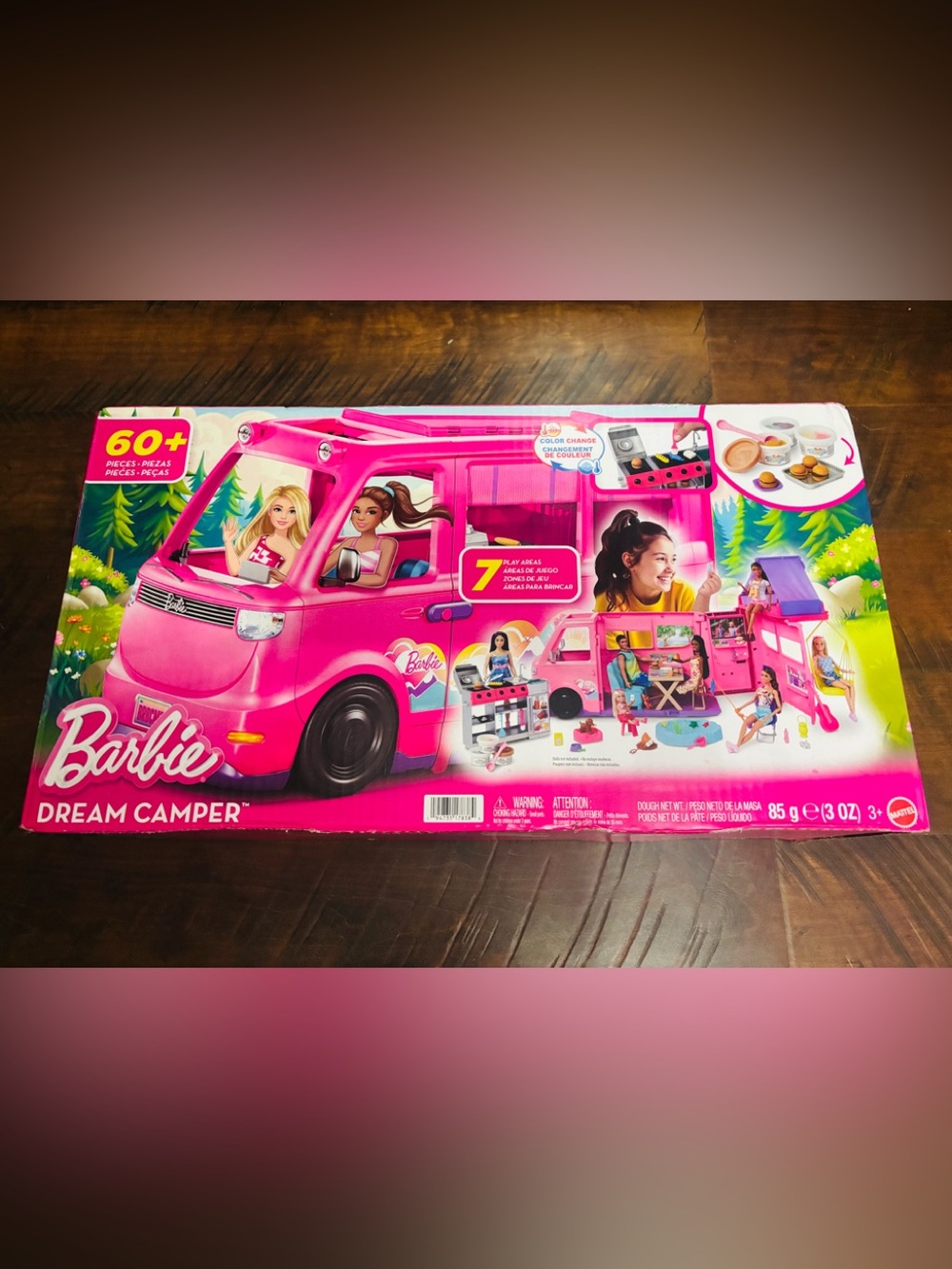 NIB 3 in 1 Barbie Dream Camper Play Set w/60 Plus Pieces READ DESCRIPTION!